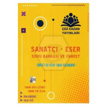 Sanatçı Eser Soru Bankası ve Fihrist-Çöz Kazan Yayınları