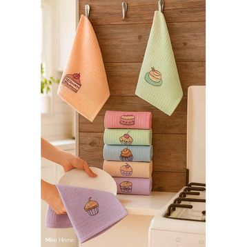 Sanatella 30x50 cm 6 Parça Cake Mutfak Kurulama Bezi