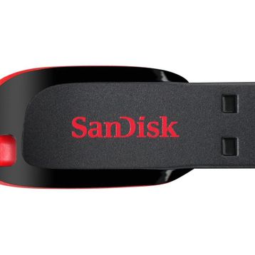 Sandisk 128 GB Cruzer Blade USB 2.0 Siyah USB Bellek