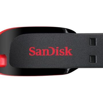 Sandisk 128 GB Cruzer Blade USB 2.0 Siyah USB Bellek
