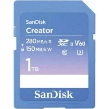 SanDisk Creator SDSDXEP-1T00-GNCIS Class 10 UHS-II U3 V60 1 TB Hafıza Kartı