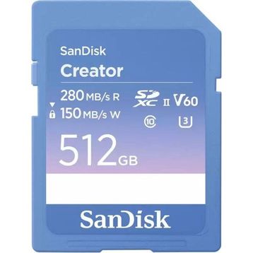 SanDisk Creator SDSDXEP-512G-GNCIS Class 10 UHS-II U3 V60 512 GB Hafıza Kartı