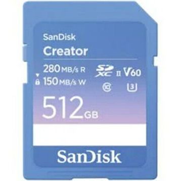 SanDisk Creator SDSDXEP-512G-GNCIS Class 10 UHS-II U3 V60 512 GB Hafıza Kartı