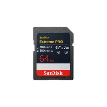 SanDisk Extreme Pro SDSDXDM-064G-GN4IN Class 10 UHS-II U3 V90 64 GB Hafıza Kartı