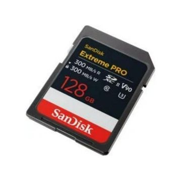 SanDisk Extreme Pro SDSDXDM-128G-GN4IN Class 10 UHS-II U3 V90 128 GB Hafıza Kartı