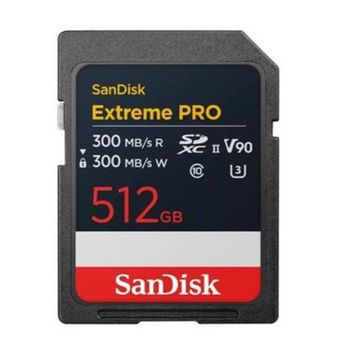 SanDisk Extreme Pro SDSDXDM-512G-GN4IN Class 10 UHS-II U3 V90 512 GB Hafıza Kartı