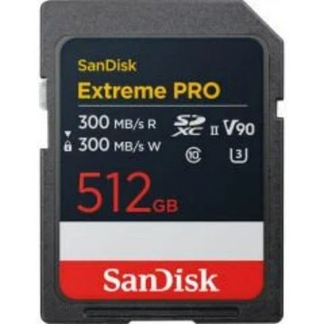 SanDisk Extreme Pro SDSDXDM-512G-GN4IN Class 10 UHS-II U3 V90 512 GB Hafıza Kartı