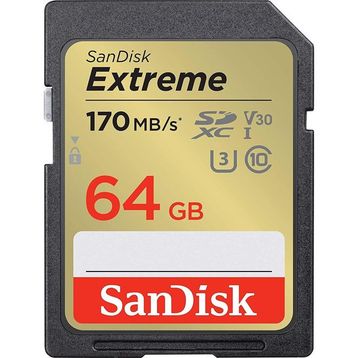 SanDisk Extreme SDSDXV2-064G-GNCIN Class 10 UHS-I U3 V30 64 GB Hafıza Kartı