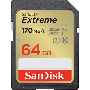SanDisk Extreme SDSDXV2-064G-GNCIN Class 10 UHS-I U3 V30 64 GB Hafıza Kartı