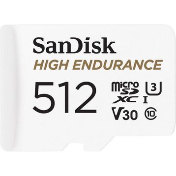 SanDisk High Endurance SDSQQNR-512G-GN6IA Class 10 UHS-I U3 V30 512 GB Micro SD Kart