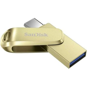 SanDisk Ultra Dual Drive Luxe SDDDC4-512G-G46GD Type-C Gold 512 GB Flash Bellek