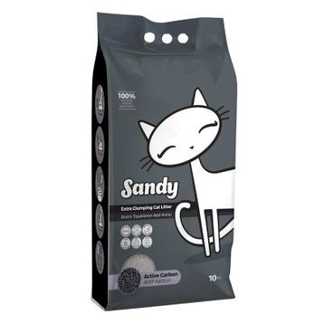 Sandy Cat Litter 10 kg Doğal Sodyum Bentonit Aktif Karbon Kedi Kumu