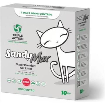 Sandy Max Triple Action 2 x 10 kg Tozsuz Topaklanan Kedi Kumu
