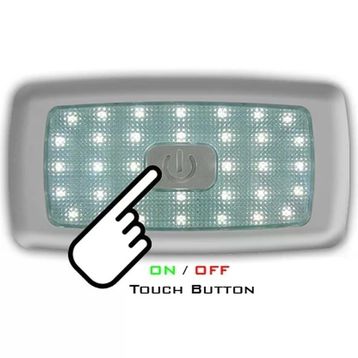 Sanel 12 Volt 34 Ledli İç Aydınlatma Dokunmatik Sıcak Beyaz Led Lamba