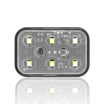Sanel SBD24W6 Dış Makan Uyumlu Beyaz 24V Universal Kare 6 Led Aydınlatma
