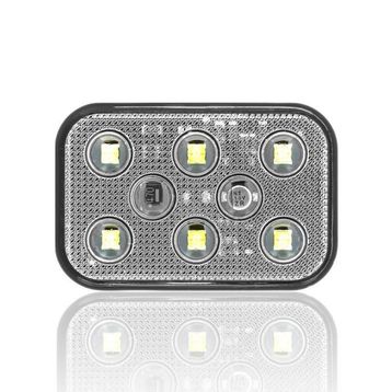 Sanel SBD24W6 Dış Makan Uyumlu Beyaz 24V Universal Kare 6 Led Aydınlatma