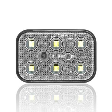 Sanel SBD24W6 Dış Makan Uyumlu Beyaz 24V Universal Kare 6 Led Aydınlatma