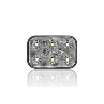 Sanel SBD24W6 Dış Makan Uyumlu Beyaz 24V Universal Kare 6 Led Aydınlatma
