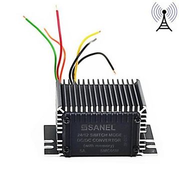 Sanel SMC05M 5 Amper 24V 12V Voltaj Düşürücü Radyo Hafızalı Konvertör