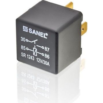 Sanel SR1243 12V 4 Uçlu Mini Röle