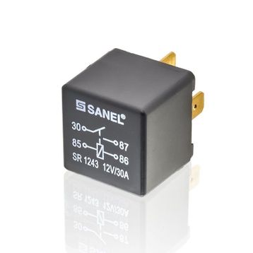 Sanel SR1243 12V 4 Uçlu Mini Röle