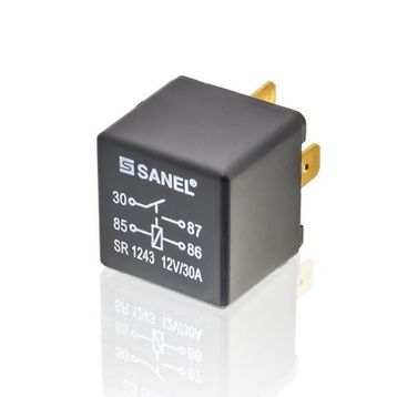 Sanel SR1243 12V 4 Uçlu Mini Röle