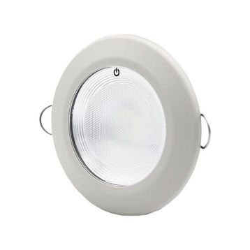 Sanel SSPEB 12WB-CG 12V Renk Modlu Beyaz-Gece Mavisi Butonlu Spot