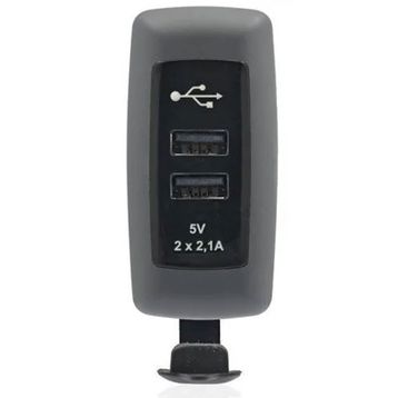 Sanel SUC7B.DG Küpteşte Montajlı Çift Çıkış 12//24V 4.2A Suc7 Usb Şarj