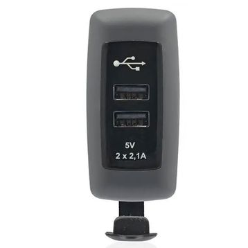 Sanel SUC8 Küpteşte Montajlı Çlft Çıkış 12//24V 4.2A DG Usb Şarj