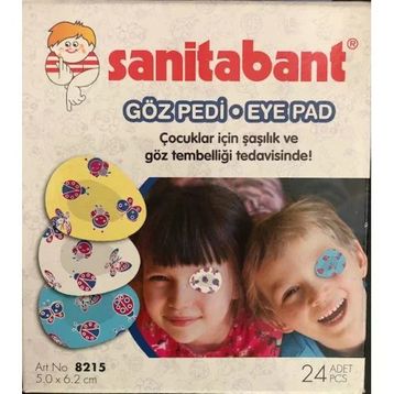 Sanita 8215 24'lü Desenli Çocuk Göz Pedi