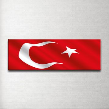 Şanlı Türk Bayrağımız Kanvas Tablo