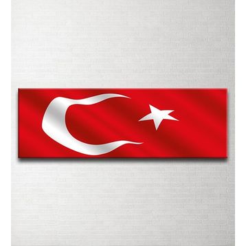 Şanlı Türk Bayrağımız Kanvas Tablo
