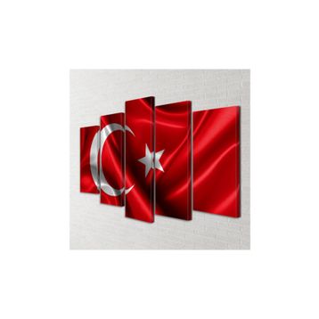 Şanlı Türk Bayrağımız Kanvas Tablo