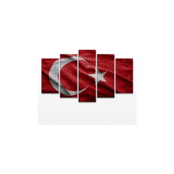 Şanlı Türk Bayrağımız Kanvas Tablo