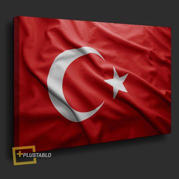Şanlı Türk Bayrağımız Kanvas Tablo