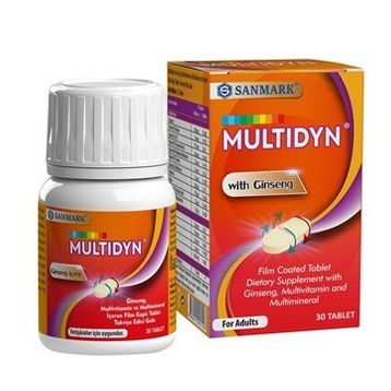 Sanmark Multidyn with Ginseng 30 Tablet