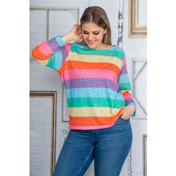 Şans 65N22854 Renkli Kadın Bluz