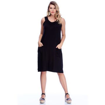 Şans 65N24217 Siyah Kadın Elbise