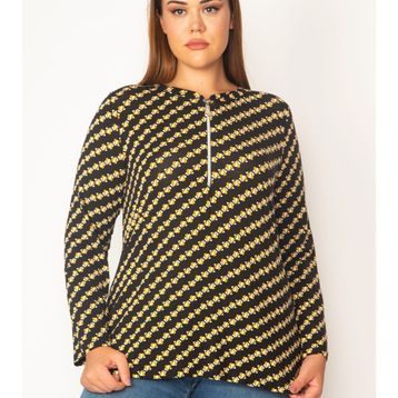 Şans 65N28620 Siyah Kadın Bluz