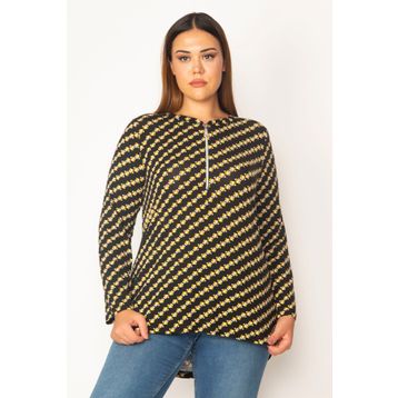 Şans 65N28620 Siyah Kadın Bluz