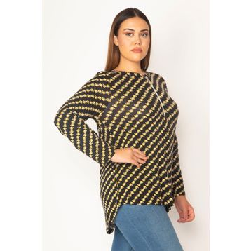 Şans 65N28620 Siyah Kadın Bluz