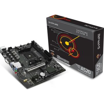 Sapphire A520M-E 52119-04-40G AMD AM4 DDR4 Micro ATX Anakart