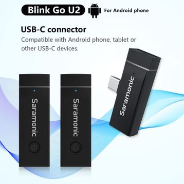 Saramonic Blink Go-U2 Kit Type-C Kablosuz Mikrofon