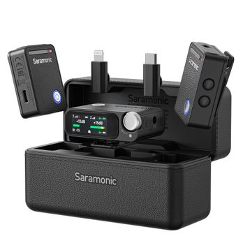 Saramonic Ultra 01 32 Bit 2 Kişilik Kablosuz Yaka Mikrofonu