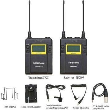 Saramonic UW MIC 9 TX9 RX9 UHF Wireless Mikrofon