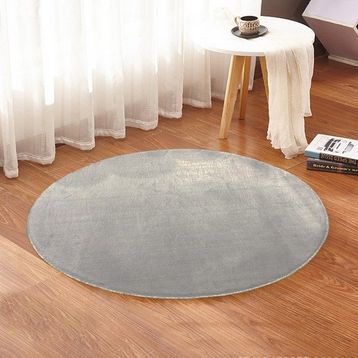 Sarar Yuvarlak Kaymaz Taban Kare Desen Renkli 150x150 cm Salon Halı