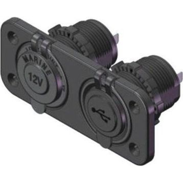 Saray 12V Şarj ve Usb Soketi