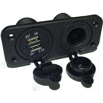 Saray 12V Şarj ve Usb Soketi