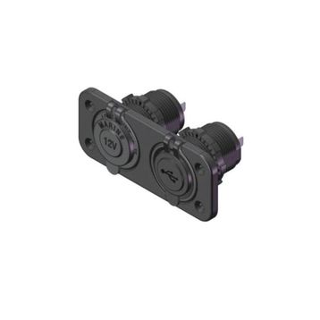 Saray 12V Şarj ve Usb Soketi
