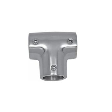 Saray 25 mm 90 Krom Te Bağlantı